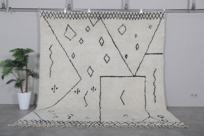 Moroccan wool rug - Custom rug - Hand-knotted rug