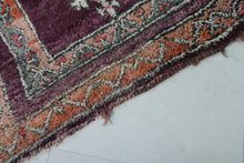 Vintage Moroccan rug 6.3 x 9.6 feet - Handmade wool Berber rug -