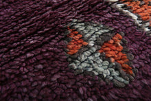 Vintage Moroccan rug 6.3 x 9.6 feet - Handmade wool Berber rug -