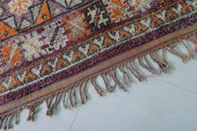 Handmade vintage moroccan rug 6.4 x 10.8 feet - Large wool Berber rug