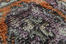 Handmade vintage moroccan rug 6.4 x 10.8 feet - Large wool Berber rug