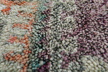 Vintage berber moroccan rug 6.3 x 10.2 feet - Handmade moroccan wool area rug in Plum