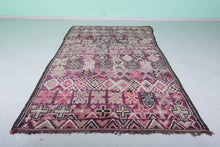 Handmade moroccan wool rug 5.9 x 10.5 feet - Vintage berber tribal design