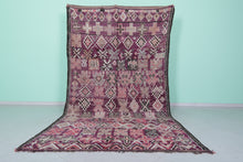 Handmade moroccan wool rug 5.9 x 10.5 feet - Vintage berber tribal design
