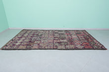 Handmade moroccan wool rug 5.9 x 10.5 feet - Vintage berber tribal design