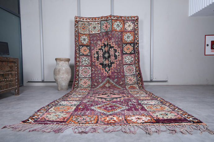 Handmade Vintage Boujaad Rug - 6.9 x 16.3 ft | Oversized Moroccan Elegance