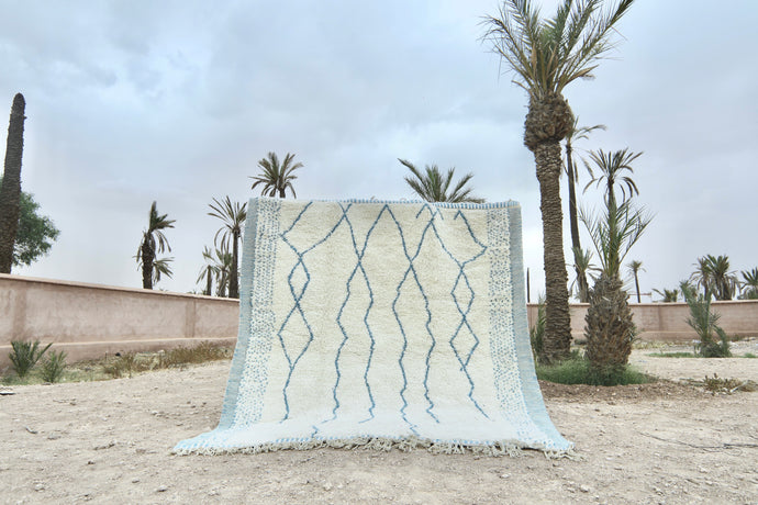 Beni ourain Moroccan Rug - Handmade wool Rug - Custom Rug