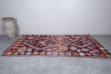 Tribal Moroccan rug 6 X 11.4 Feet