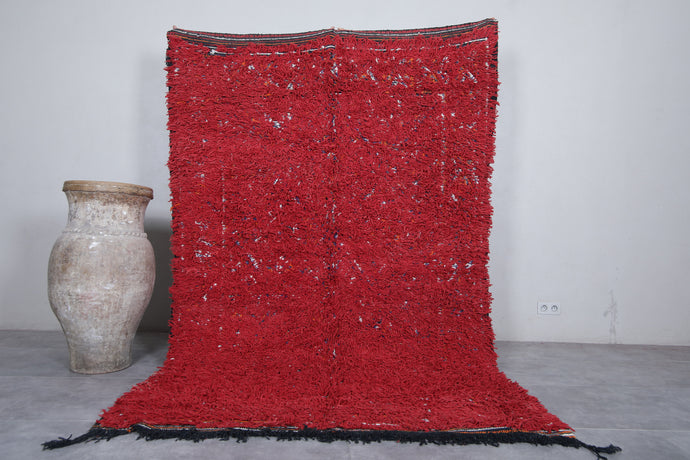 Handmade Moroccan Rug - 5.6 x 8.9 ft | Unique Berber Design