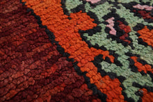 Moroccan handmade vintage rug 7 X 9.9 Feet