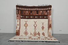 Handmade Moroccan Berber Rug – Multitone Wool with Tribal Diamond & Geometric Motifs