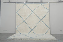 Handmade Moroccan rug - Simple custom rug - Beni ourain wool rug