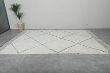 Handmade Moroccan rug - Simple custom rug - Beni ourain wool rug