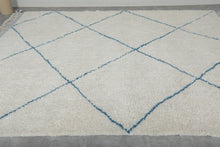 Handmade Moroccan rug - Simple custom rug - Beni ourain wool rug