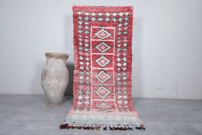 Boujaad Moroccan Rug - 3.6 x 9.4 ft | Handwoven Vintage Charm