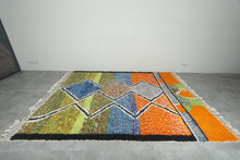 Colorful & geometric Moroccan rug - custom size