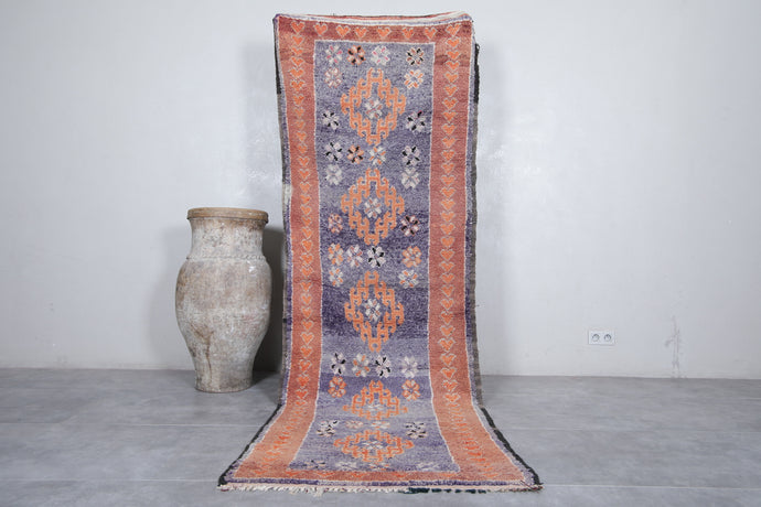 Boujaad Runner Moroccan Rug - 3.2 x 9.8 ft | Elegant Hallway Accent