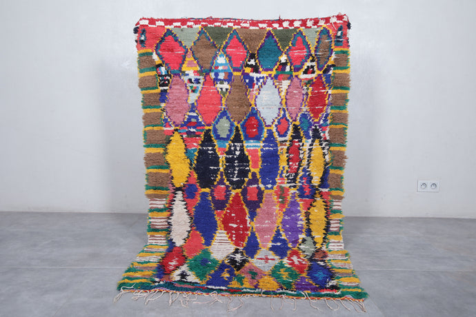 Moroccan Rug - 3.5 x 6.1 ft | Vibrant Handmade Berber Art