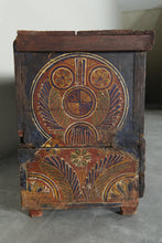 Vintage Moroccan chest  H 20.4 INCHES X W 49.6 INCHES X D 13.7 INCHES