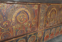 Vintage Moroccan chest  H 20.4 INCHES X W 49.6 INCHES X D 13.7 INCHES