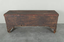 Vintage Moroccan chest  H 20.4 INCHES X W 49.6 INCHES X D 13.7 INCHES