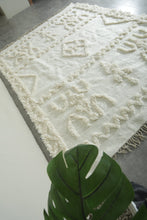 White berber Moroccan rug - Custom size