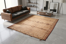Authentic Tuareg Rug - 5 FT X 9.2 FT | Handwoven Elegance