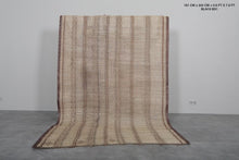 Vintage Tuareg Rug 5.9 x 7.9 Feet – Handwoven Mauritanian Reed and Leather Mat