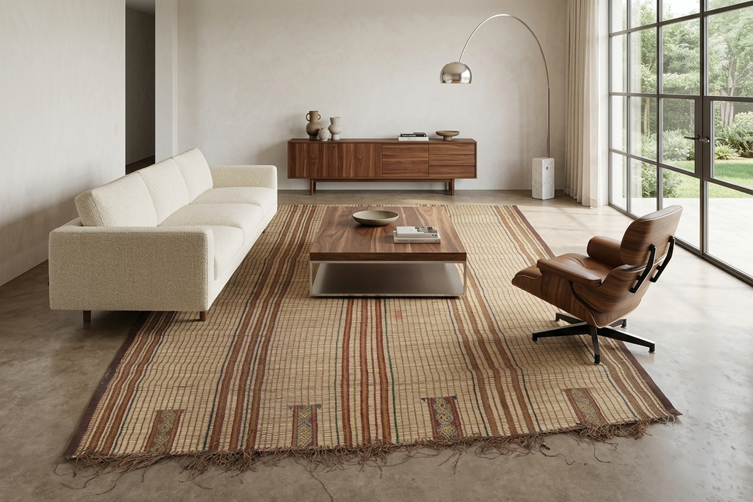 Tuareg rug 6.1 X 8.1 Feet