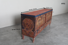 Vintage Moroccan chest H 22.4 inches x W 50.3 inches x D 11.8 inches