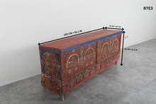 Vintage Moroccan chest H 21.2 inches x W 51.1 inches x D 12.2 inches