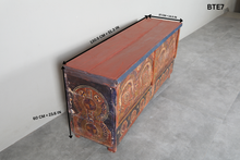 Vintage Moroccan chest H 23.6 inches x W 51.3 inches x D 14.5 inches