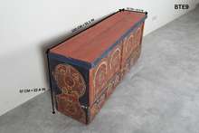 Vintage Moroccan chest H 22.4 inches x W 51.1 inches x D 12.5 inches