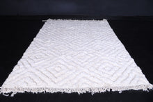 White Moroccan area rug - Custom Wool rug
