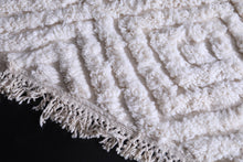 White Moroccan area rug - Custom Wool rug