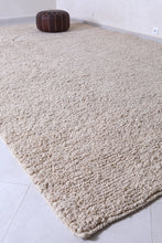 Moroccan beige rug - Azilal rug - Wool rug