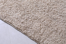 Moroccan beige rug - Azilal rug - Wool rug