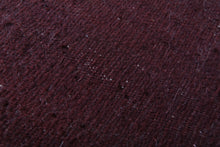 Custom burgundy flatwoven rug - Rich color & artisan texture