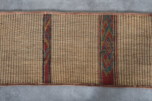 African Tuareg mat 1.8 x 8.6 feet vintage runner rug - African rug - Tuareg rug