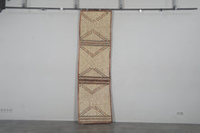 African Tuareg mat 2.5 x 9 feet vintage runner rug - African rug - Tuareg rug