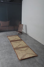 African Tuareg mat 2.5 x 9 feet vintage runner rug - African rug - Tuareg rug