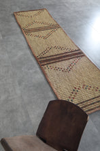 African Tuareg mat 2.5 x 9 feet vintage runner rug - African rug - Tuareg rug