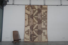 African Tuareg mat 5.5 x 8.9 feet vintage area rug - African rug - Tuareg rug