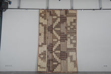 African Tuareg mat 5.5 x 8.9 feet vintage area rug - African rug - Tuareg rug