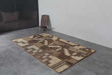 African Tuareg mat 5.5 x 8.9 feet vintage area rug - African rug - Tuareg rug