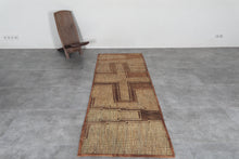 African Tuareg mat 2.8 x 8.8 feet vintage runner rug - African rug - Tuareg rug