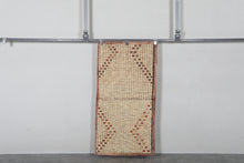 African Tuareg mat 2.3 x 4.4 feet vintage area rug - African rug - Tuareg rug
