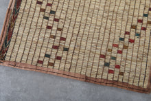African Tuareg mat 2.3 x 4.4 feet vintage area rug - African rug - Tuareg rug