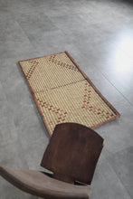 African Tuareg mat 2.3 x 4.4 feet vintage area rug - African rug - Tuareg rug