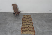 African Tuareg mat 1.9 x 6.6 feet vintage runner rug - African rug - Tuareg rug